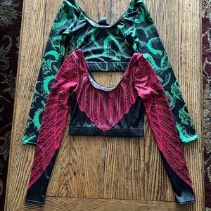 BlackMilk Small Long Sleeve Crop Top Bundle